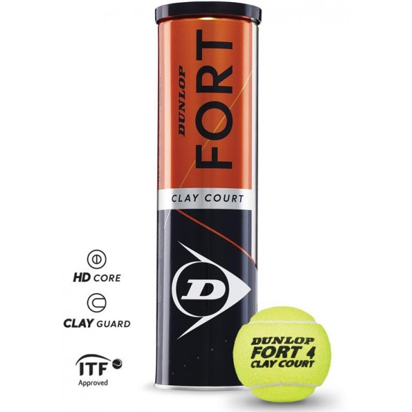 Tenisové míče DUNLOP FORT Clay Court