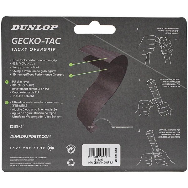 Tenis omotávky DUNLOP GECKO-TACK OverGrip 0,5 mm