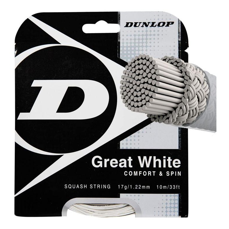 Squash struny DUNLOP STRUNY squash - BIO GREAT 17G/1,22 mm (SET 12m)