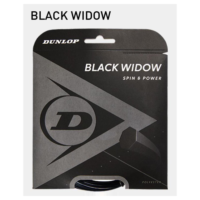 Tenis struny DUNLOP BLACK WIDOW 16G 1,26 mm (délka 12 m)