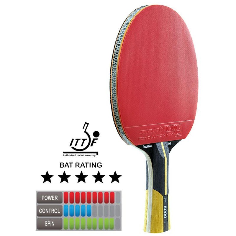 Stolní tenis pálka DUNLOP REVOLUTION 5000