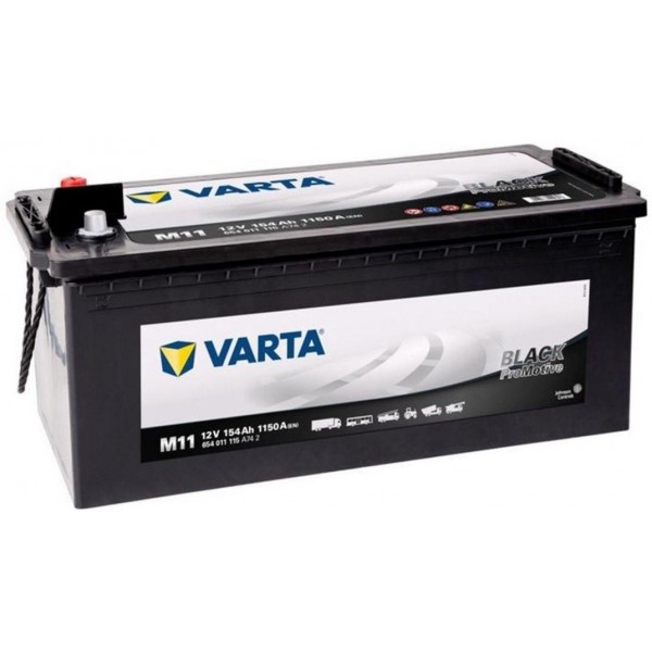 autobaterie VARTA Promotive BLACK 154Ah 12V 1150A 513x189x223