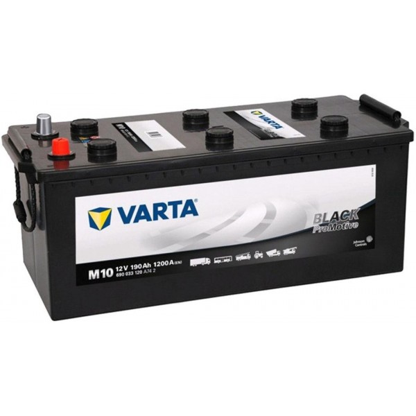 autobaterie VARTA Promotive BLACK 190Ah 12V 1200A 513x223x223 LEVÁ spodní uchycení