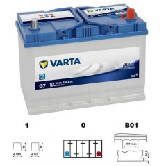 autobaterie VARTA Blue dynamic Asia 95Ah 12V 830A 306x173x225