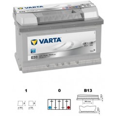 autobaterie VARTA Silver dynamic 74Ah 12V 750A 278x175x175