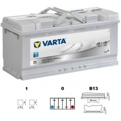 autobaterie VARTA Silver dynamic 110Ah 12V 920A 393x175x190