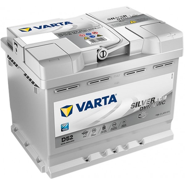 autobaterie VARTA Silver dynamic AGM START-STOP 60Ah 242x175x190 680A