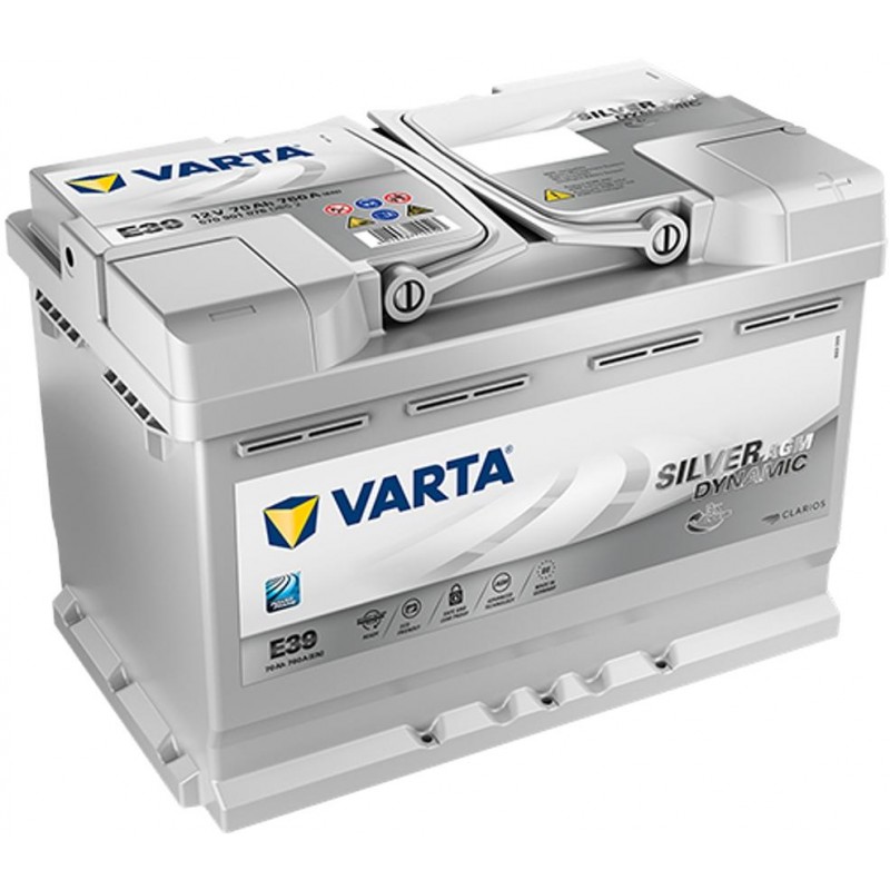 autobaterie VARTA Silver dynamic AGM START-STOP 70Ah 278x175x190 760A A7