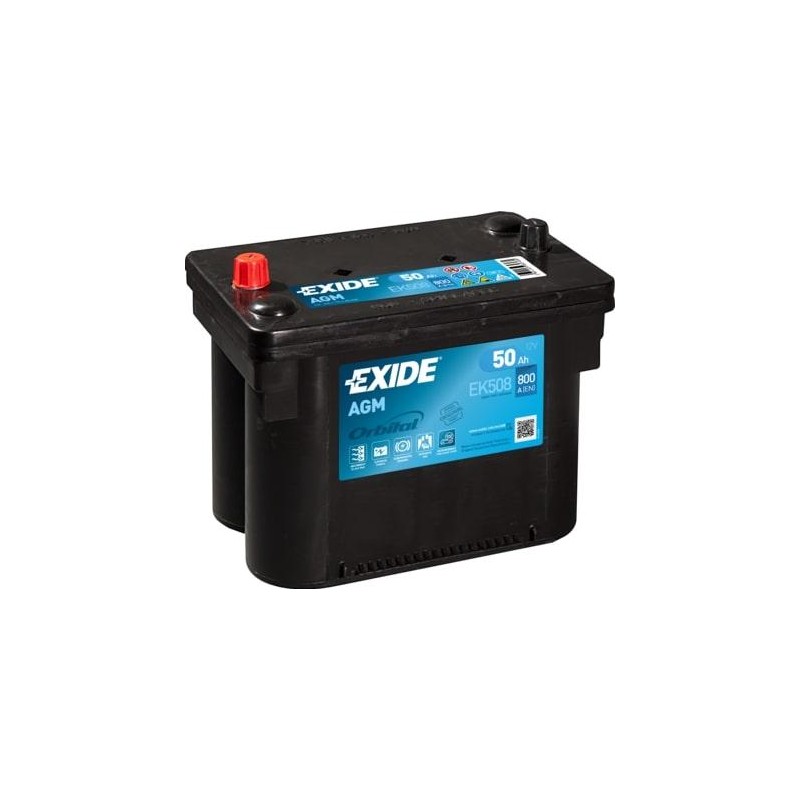 autobaterie EXIDE Start-Stop AGM 12V 50Ah 800A 260x173x206