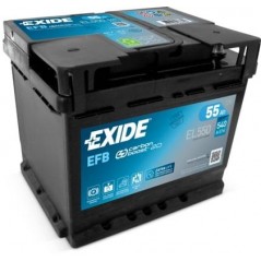 autobaterie EXIDE Start-Stop EFB 12V 55Ah 480A 207x175x190