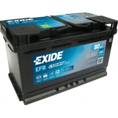 autobaterie EXIDE Start-Stop EFB 12V 80Ah 720A 315x175x190