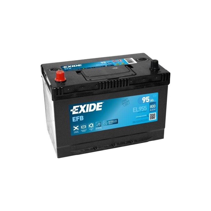 autobaterie EXIDE Start-Stop EFB 12V 95Ah 800A 306x173x222 Levá