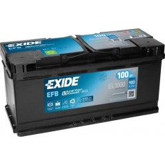 autobaterie EXIDE Start-Stop EFB 12V 100Ah 900A 353x175x190