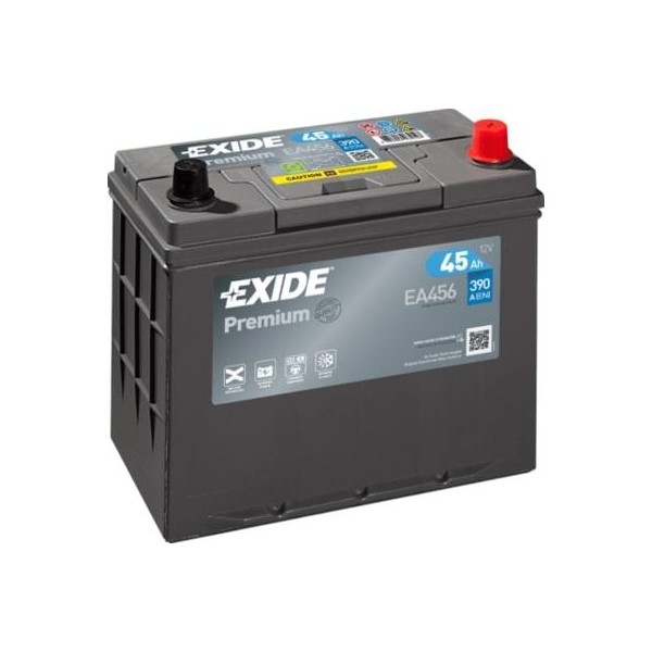 autobaterie EXIDE Premium CARBON 12V 45Ah 390A 237x127x227