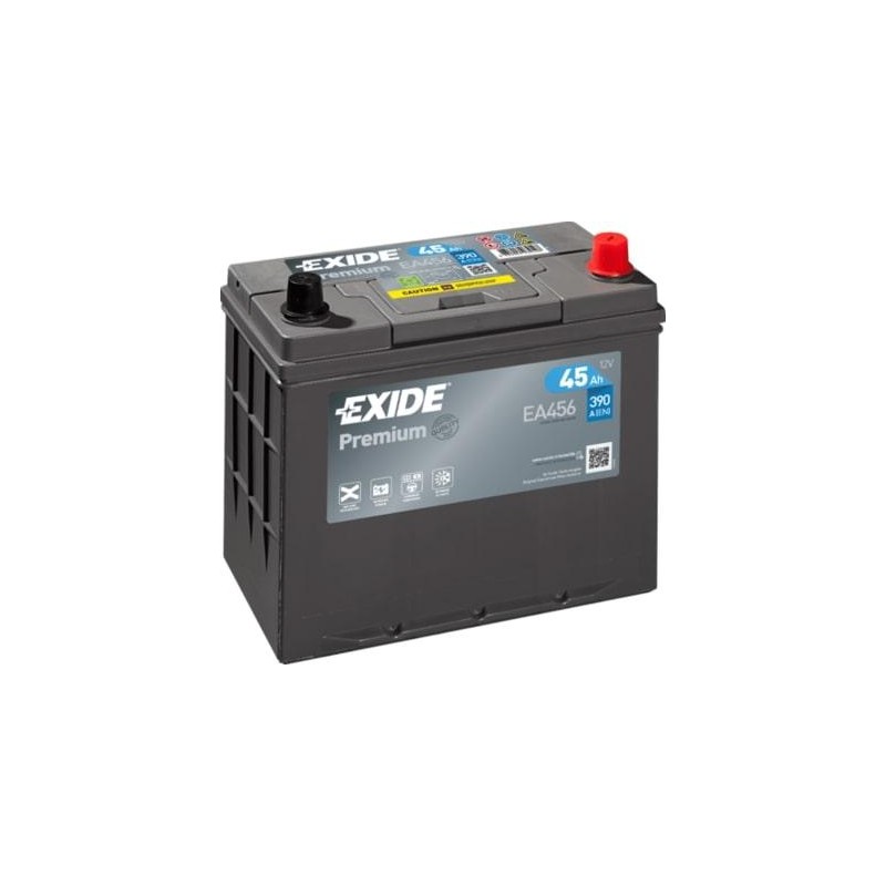 autobaterie EXIDE Premium CARBON 12V 45Ah 390A 237x127x227