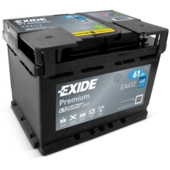 autobaterie EXIDE Premium CARBON 12V 61Ah 600A 242x175x175