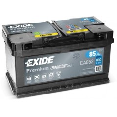 autobaterie EXIDE Premium CARBON 12V 85Ah 800A 315x175x175