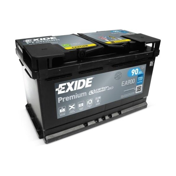 autobaterie EXIDE Premium CARBON 12V 90Ah 720A 315x175x190