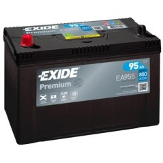 autobaterie EXIDE Premium CARBON 12V 95Ah 800A 306x173x222 Levá