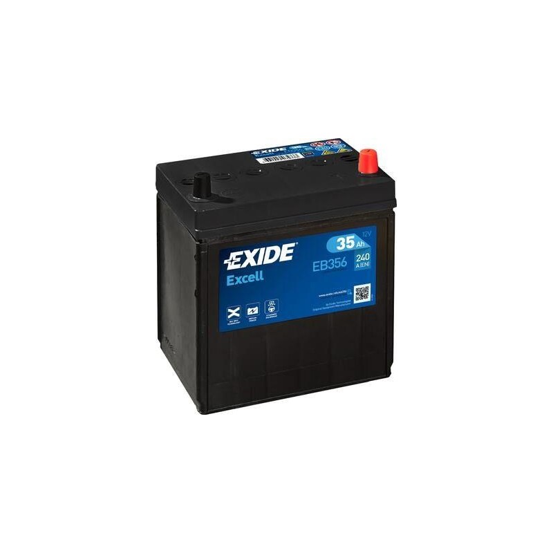 autobaterie EXIDE Excell 12V 35Ah 240A 187x127x220