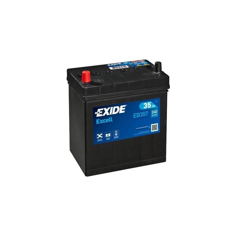 autobaterie EXIDE Excell 12V 35Ah 240A 187x127x220 Levá