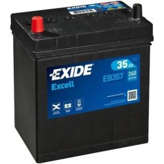 autobaterie EXIDE Excell 12V 35Ah 240A 187x127x220 Levá