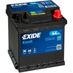 autobaterie EXIDE Excell 12V 44Ah 400A 175x175x190