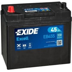 autobaterie EXIDE Excell 12V 45Ah 330A 237x127x227 Levá