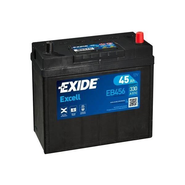 autobaterie EXIDE Excell 12V 45Ah 300A 237x127x227