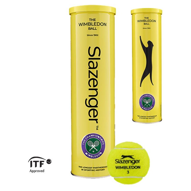 Tenisové míče SLAZENGER WIMBLEDON 4 BT