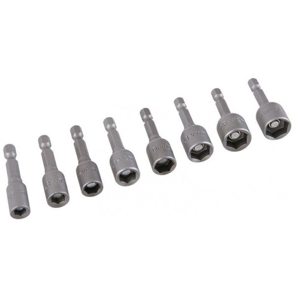 Sada adaptérů 1/4" 6,7,8,9,10,11,12,13mm