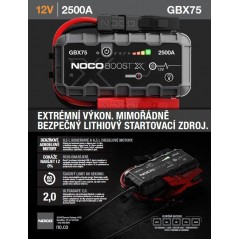 startovací zdroj NOCO Boost GBX75 12V 2500A