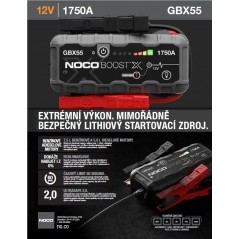 startovací zdroj NOCO Boost GBX55 12V 1750A