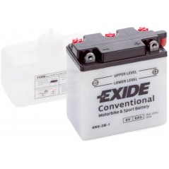 motobaterie EXIDE suchá, přednabitá 6V 6Ah 40A 98x56x110