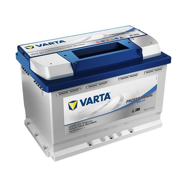 autobaterie VARTA Professional Starter 74Ah 12V 680A 278x175x190