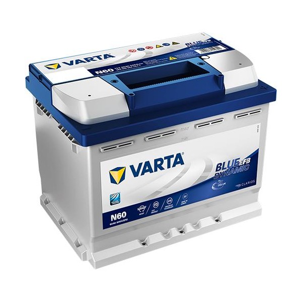 autobaterie VARTA Blue dynamic EFB START-STOP 60Ah 12V 640A 242x175x190