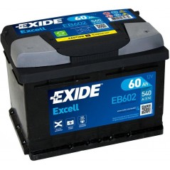 autobaterie EXIDE Excell 12V 60Ah 540A 242x175x175