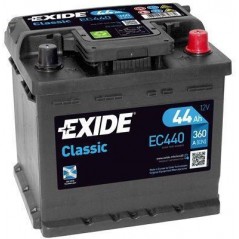 autobaterie EXIDE Classic 12V 44Ah 360A 207x175x190