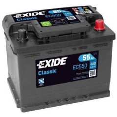 autobaterie EXIDE Classic 12V 55Ah 460A 242x175x190