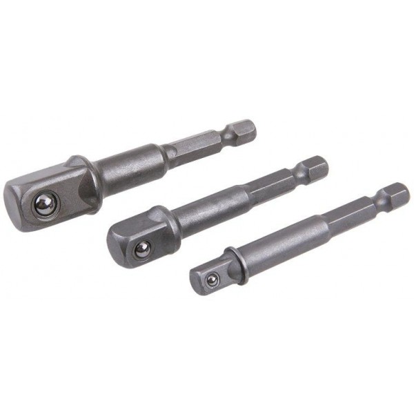 Sada adaptérů do vrtačky 1/4", 3/8", 1/2"