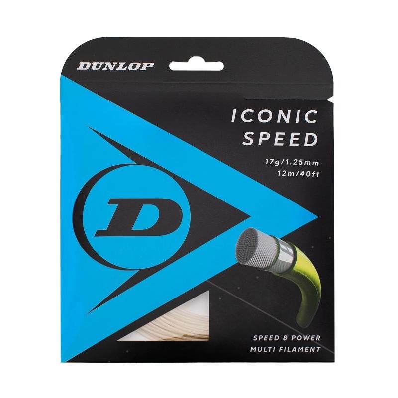 Tenis struny DUNLOP ICONIC SPEED17G 1,25 mm (délka 12 m)