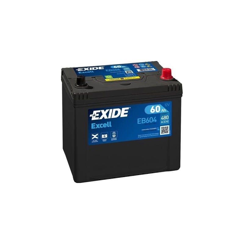 autobaterie EXIDE Excell 12V 60Ah 390A 230x173x222