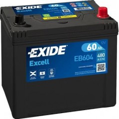 autobaterie EXIDE Excell 12V 60Ah 390A 230x173x222