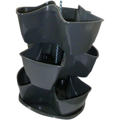 květináč kaskáda COUBI DKN300W, grafitový