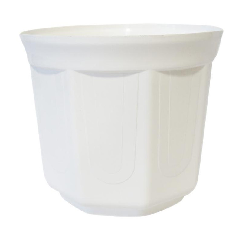 květináč OKTET, bílý, průměr 262 mm