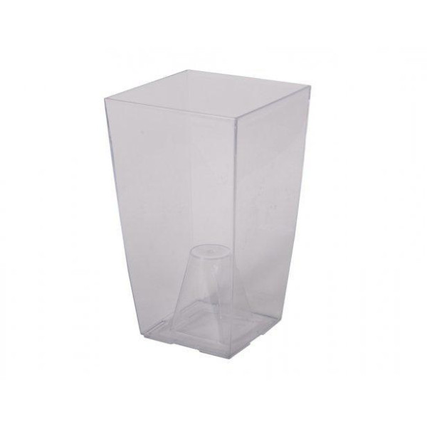 obal na květináč hranatý DUW120P, čirý