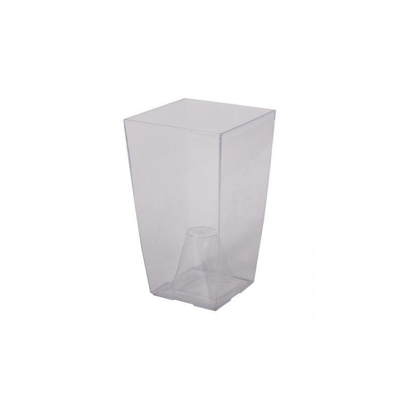 obal na květináč hranatý DUW120P, čirý