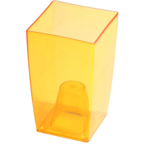 obal na květináč hranatý DUW120P, pomeranč