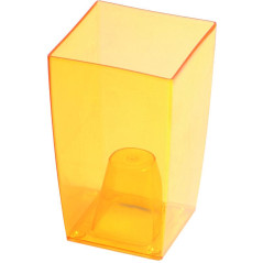 obal na květináč hranatý DUW120P, pomeranč