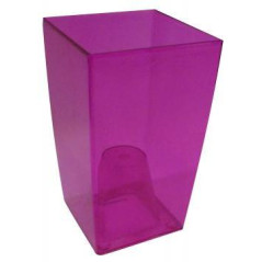 obal na květináč hranatý DUW120P, růžový